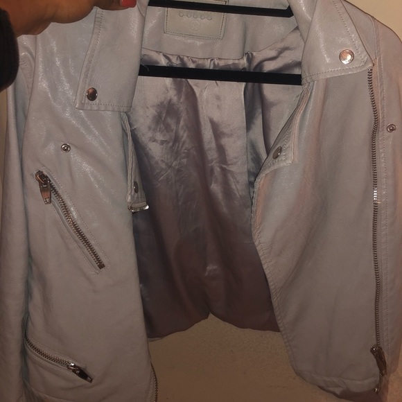 BLANK NYC LEATHER JACKET - Picture 1 of 3